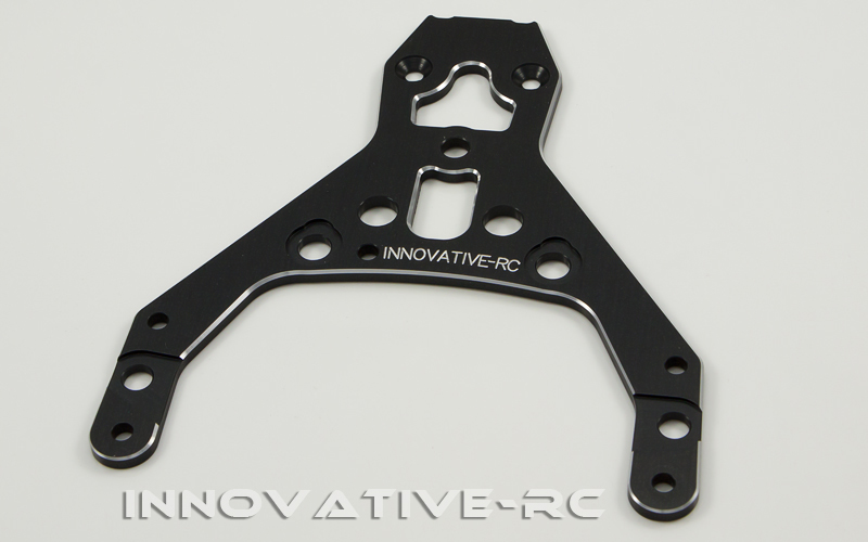 HPI Baja Front Upper Plate 4mm Black Anodized - 87484