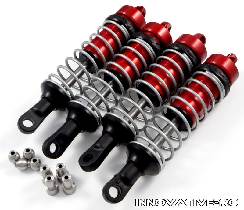 4x Complete Innovative Red Anodized Savage Shocks
