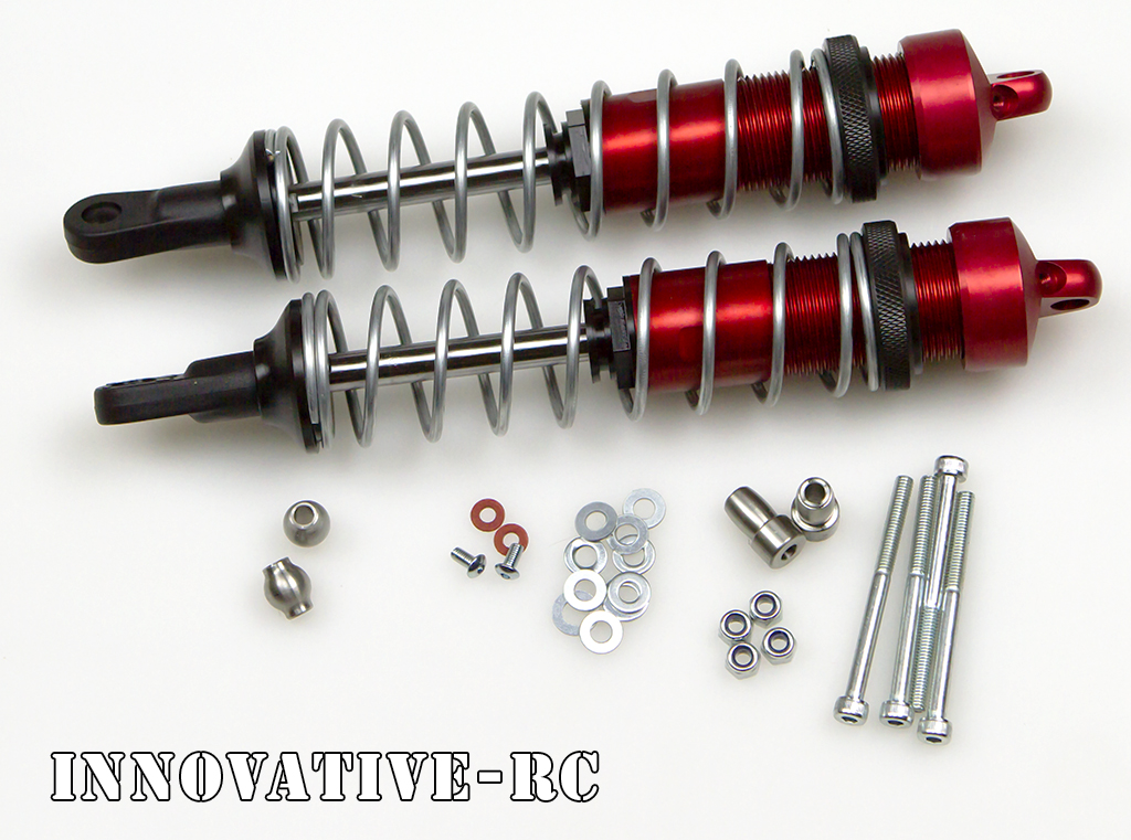 V3 Front Big Bore Shocks - Baja 5B 5T RED