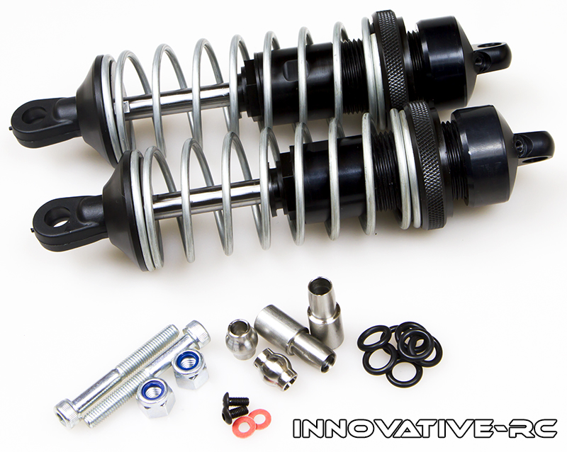 Front Big Bore Shocks - Losi 5ive Black