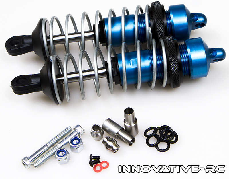 Front Big Bore Shocks - Losi 5ive Blue