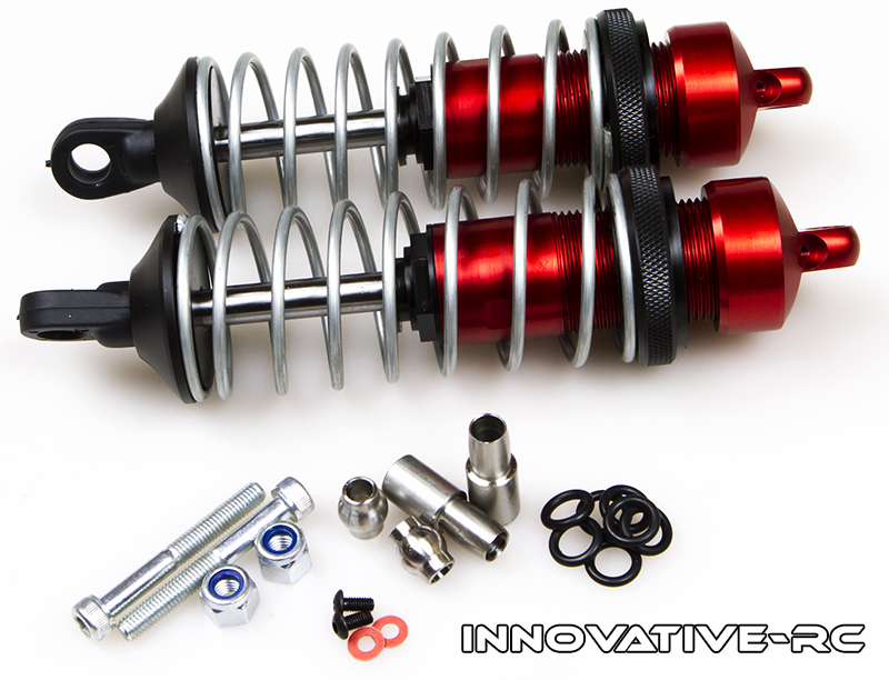 Front Big Bore Shocks - Losi 5ive Red