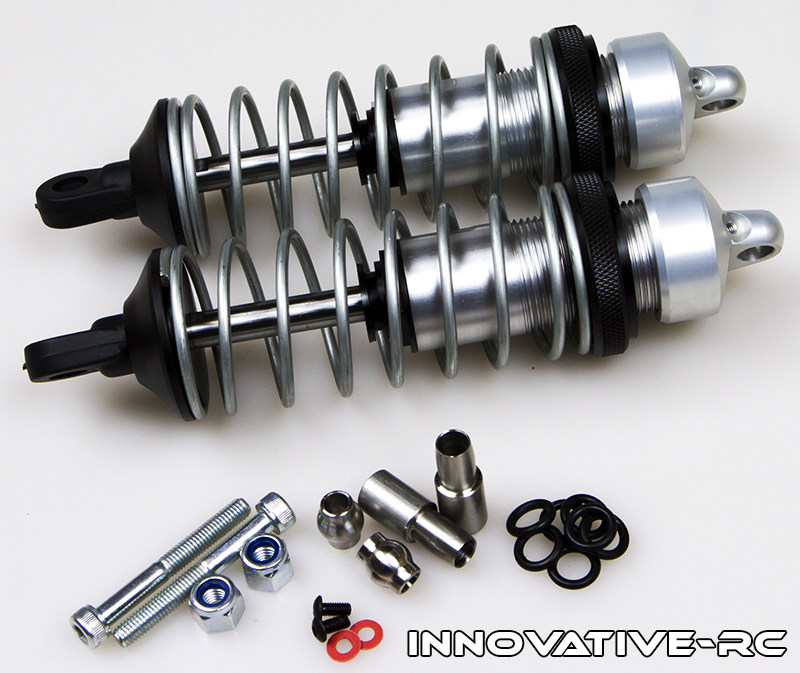 Front Big Bore Shocks - Losi 5ive Silver