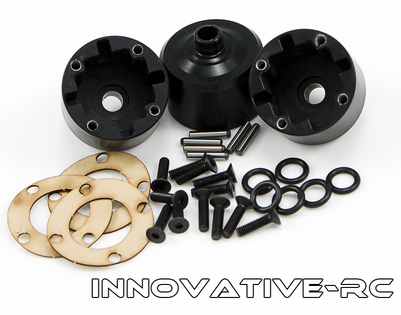 3x Thunder Tiger Differential Case MT4 G3 Black