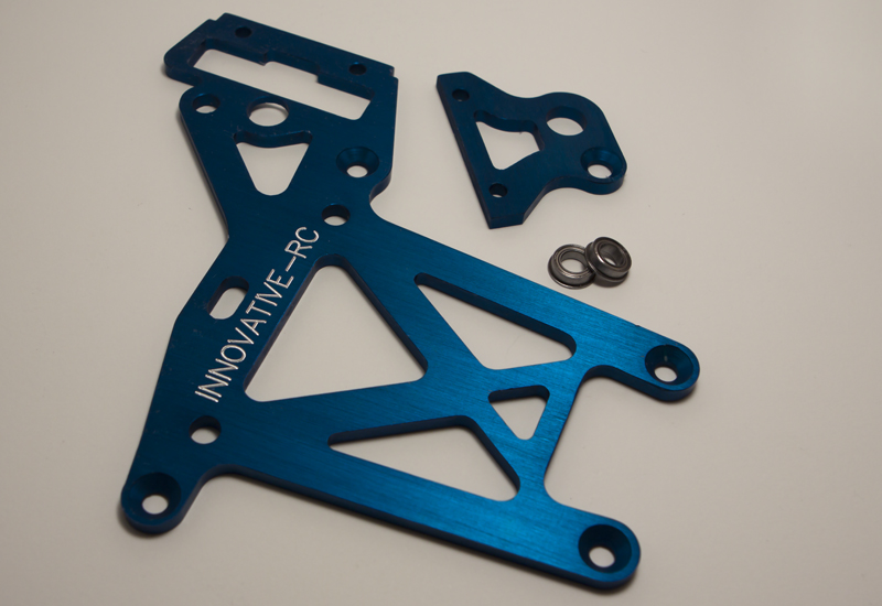 HPI Baja Rear Chassis brace V2 Blue- 87483 + 87487