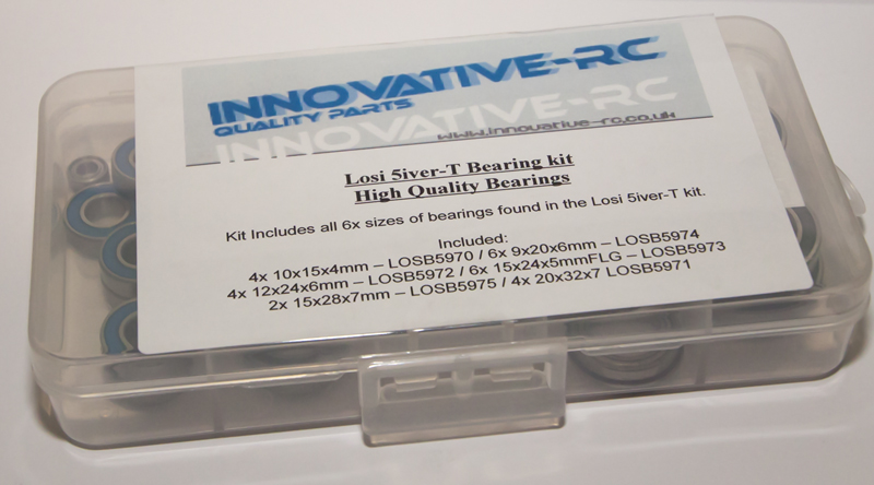 Innovative-RC Full Bearing Kit Rubber Shilded - Losi 5iver-T