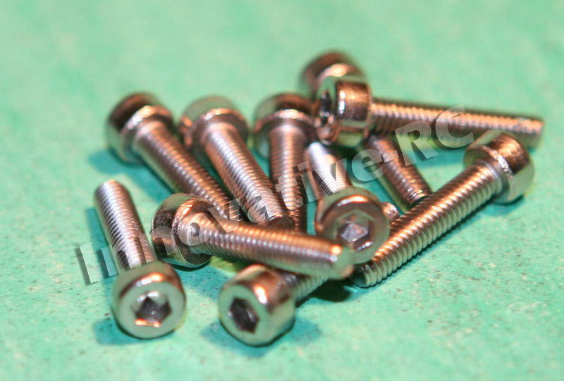 M2.5x12 Stainles Socket Cap Screw - Bag 10