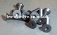 M3x8 Countersunk cap screws - bag 10