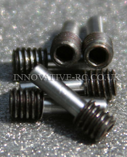 6x Screw Shaft M4x2x12mm