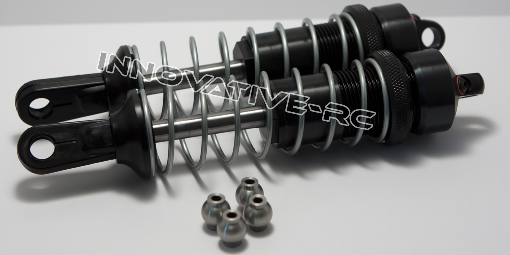 4x Complete Innovative Black Anodized Savage Shocks